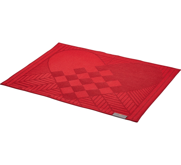 Christmas Deep Red Rustic Spisebrikke 50X38 cm fra Georg Jensen Damask