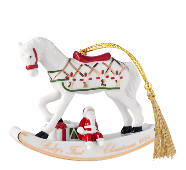 Ornament gyngehest fra Villeroy & Boch