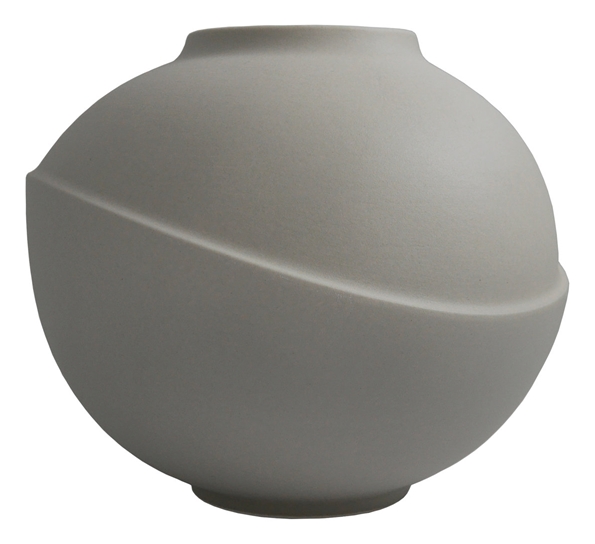 Big Bubble vase stone engobe