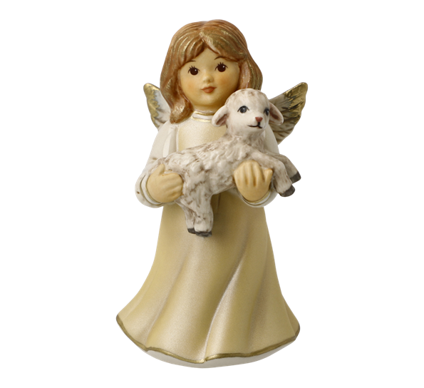 Champagne engel Little Shepherd 8,5 cm fra Goebel