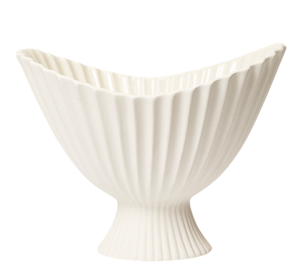 Fountain skål 28 cm offhwite fra Ferm Living