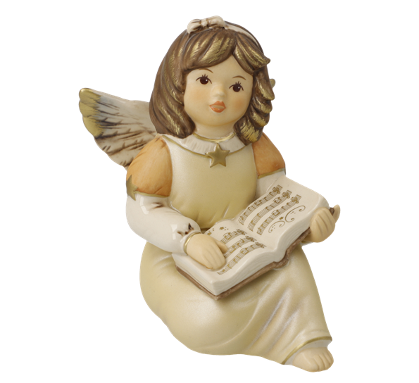 Champagne engel Singing Time 10 cm fra Goebel