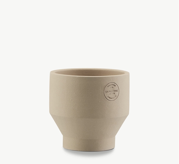 Edge potteskjuler gul 13 cm fra Skagerak