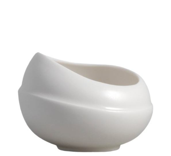 Dancing Dune telysholder matt hvit