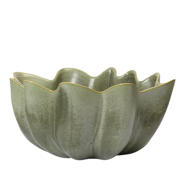 Nium skål ø22 cm dark sage fra Ferm Living