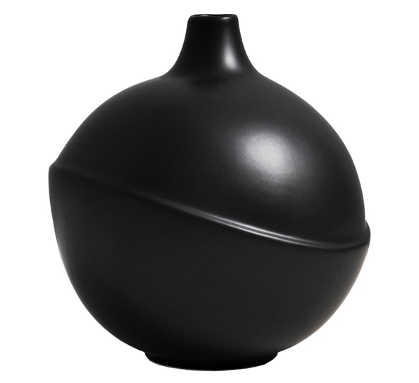 Bubble vase matt sort