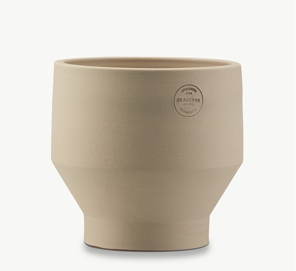 Edge potteskjuler gul 18 cm fra Skagerak