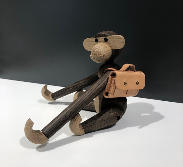 <p>Carla ryggsekk i brunt skinn Kjær Bak</p>
