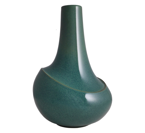 Dance vase floating green