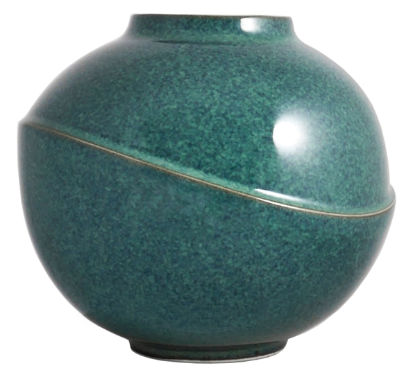 Big Bubble vase floating green