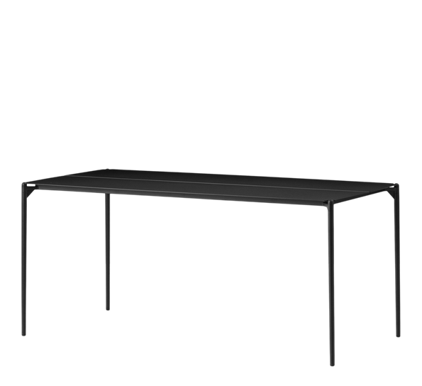 Novo bord sort sort 160 x W80 x H72 cm fra AYTM