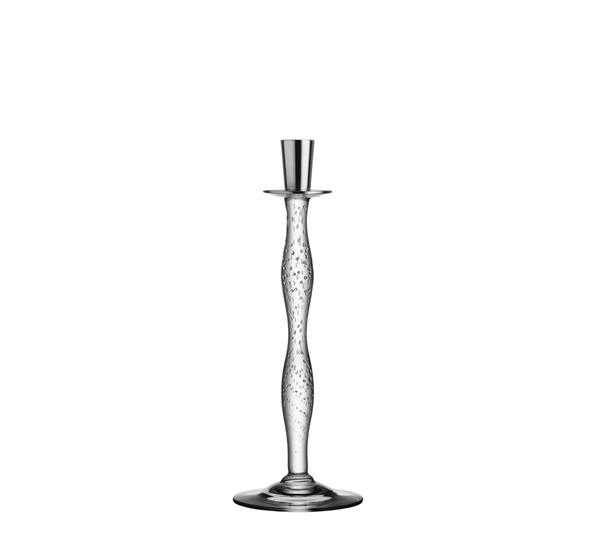 Celeste bubbles lysestake 33 cm fra Orrefors