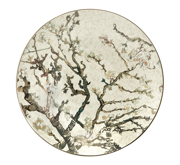 Van Gogh Almond Tree Fat 34,5 cm Silver Artis Orbis Goebel