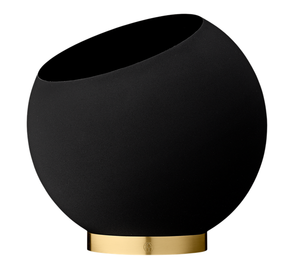 Globe blomsterpotte 30 cm sort fra AYTM