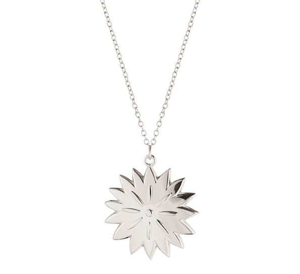 CC 2020 ornament Ice Dianthus palladium fra Georg Jensen