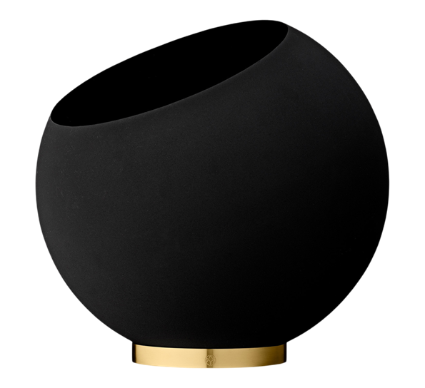 Globe blomsterpotte 43 cm sort fra AYTM