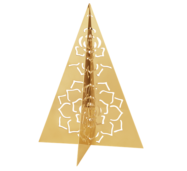 Seasonal tree Ice Flower medium gull fra Georg Jensen