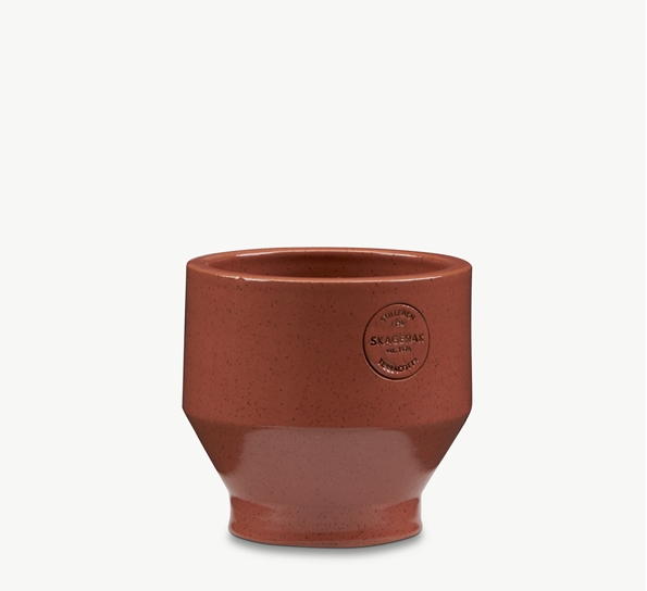 Edge potteskjuler rød 13 cm fra Skagerak
