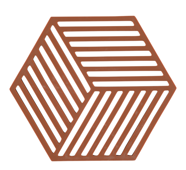 Bordskåner Hexagon terracotta fra Zone