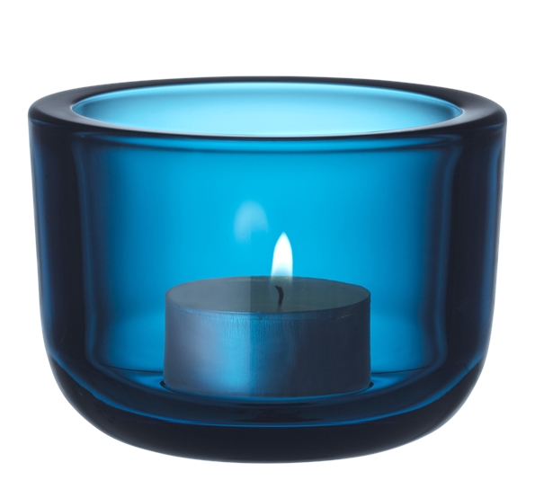 Valkea lyslykt 60 mm turkis fra Iittala