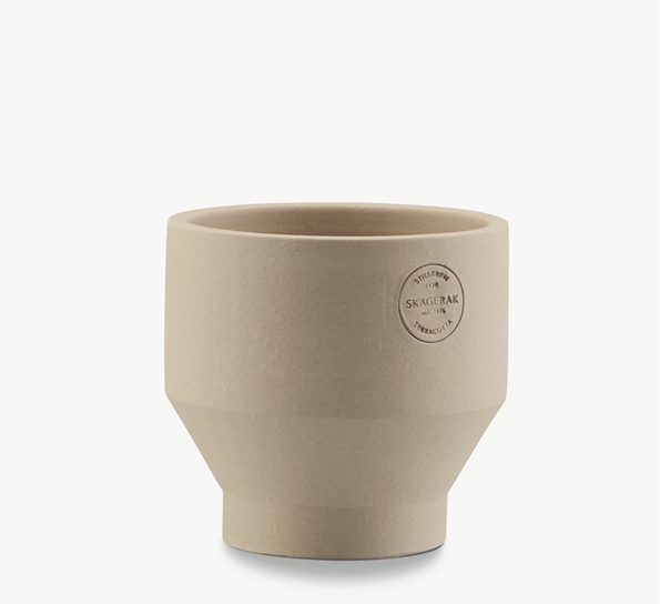 Edge potteskjuler gul 15 cm fra Skagerak