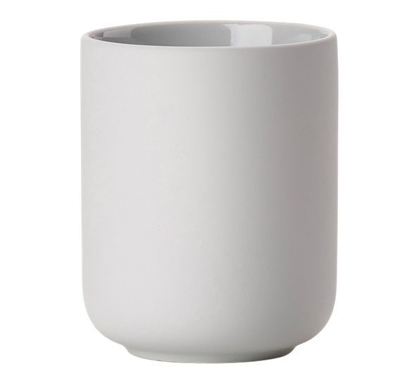 Ume tannbørsteholder soft grey h10,3 cm fra Zone