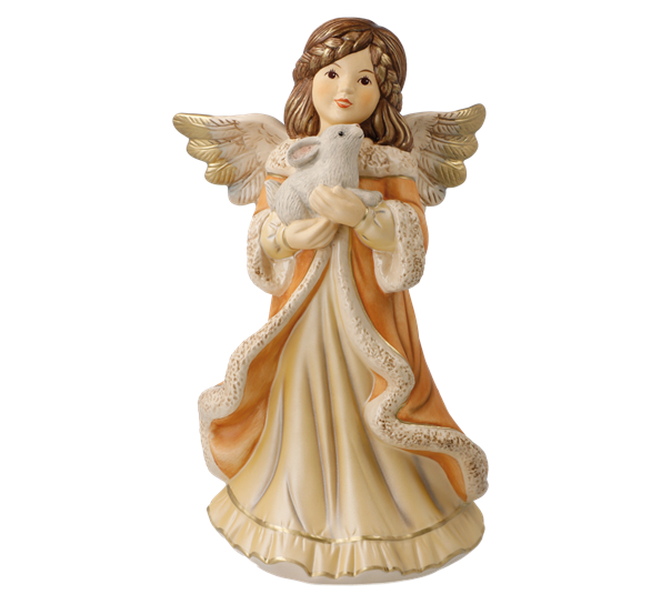 Champagne engel Little Cuddle Friend 25 cm fra Goebel