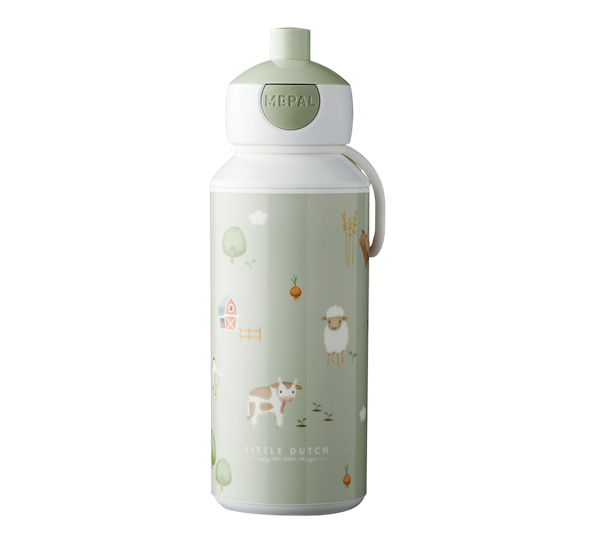 Campus drikkeflaske pop-up Little Farm 40cl fra Mepal