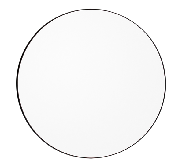 Circum speil 110 cm klar sort fra AYTM