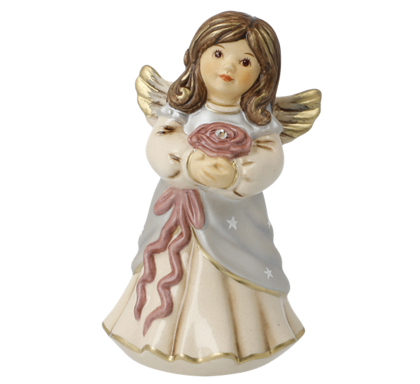 Romantic Christmas engel Fragrant Christmas Rose med Swarovski®-krystall 8,5 cm Goebel