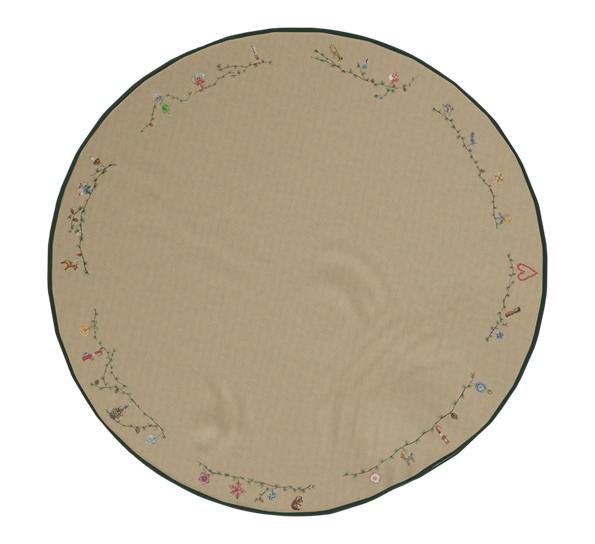Hammershøi Christmas juletreteppe ø130 cm sand fra Kähler