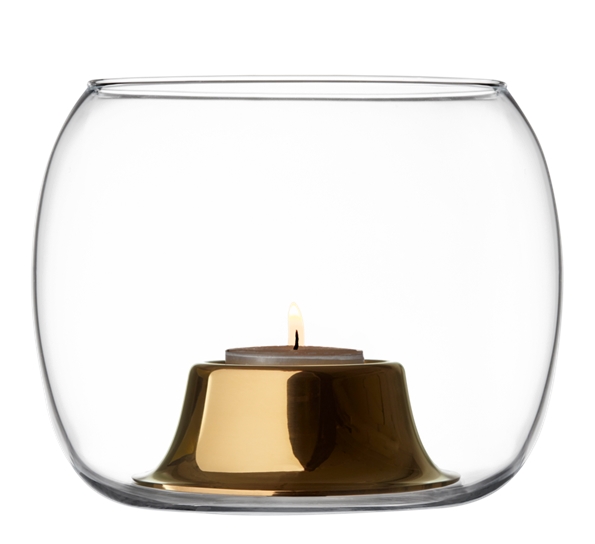 Kaasa telyslykt klar rosegull fra Iittala