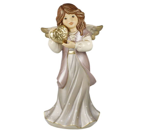 Romantic Christmas engel Messenger of Love 40 cm fra Goebel
