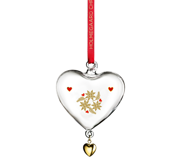 2024 årets julehjerte klar fra Holmegaard