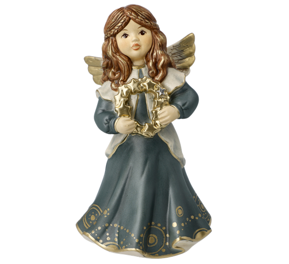 Starry Night engel Christmas Greetings med Swarovski®-stjerne 15 cm Goebel