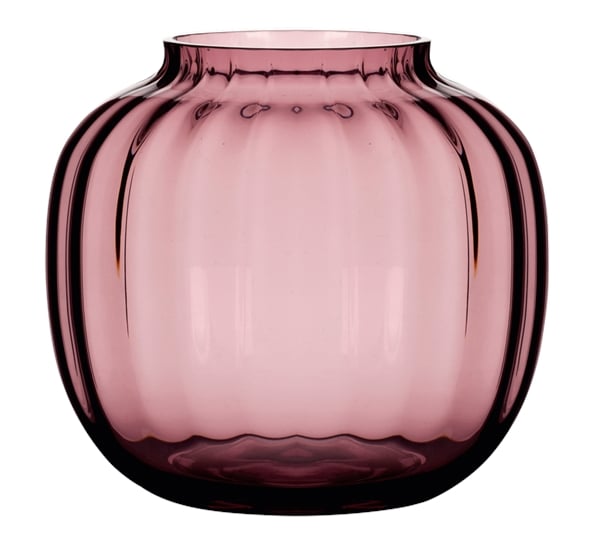 Primula vase 12,5 cm plomme fra Holmegaard