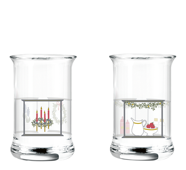 2024 juledrammeglass 3 cl 2-pk fra Holmegaard