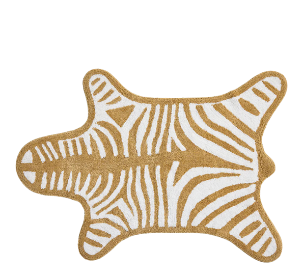 Zebra badematte camel fra Jonathan Adler