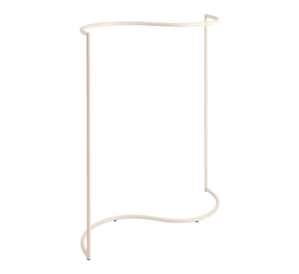 Colour rack klesstativ S-formet eggeskall fra HAY