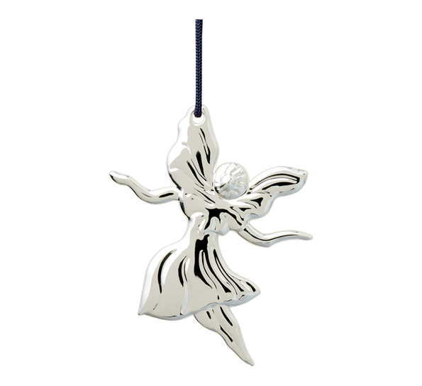 Karen Blixen dansende engel h7 forsølvet fra Rosendahl