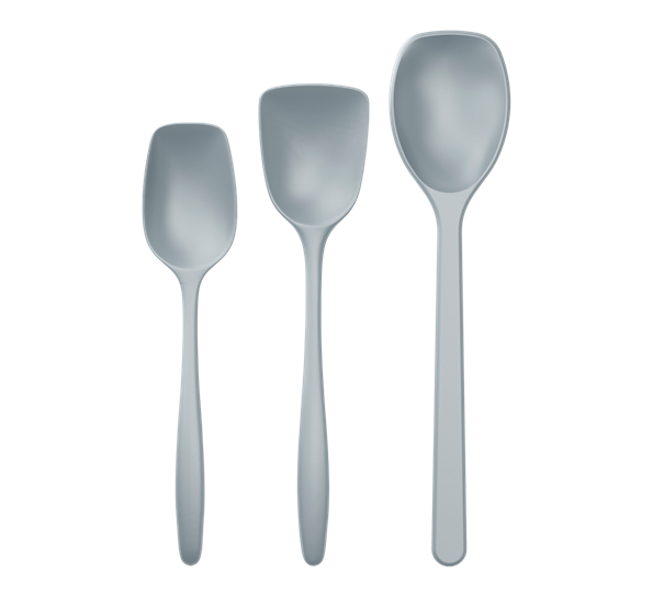 Classic gryteskjesett 3 deler dusty blue fra Rosti