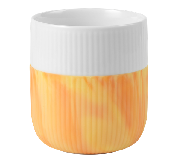 Contrast marbled krus 33cl Fiery yellow fra Royal Copenhagen