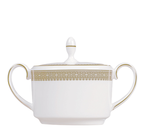 Lace Gold sukkerskål med lokk fra Wedgwood