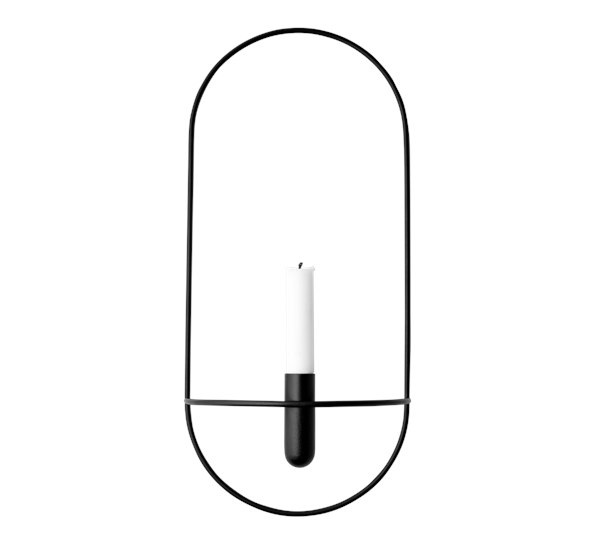 POV oval lysestake sort fra Audo Copenhagen