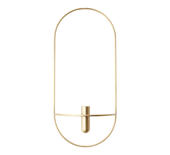 POV oval lysestake messing fra Audo Copenhagen