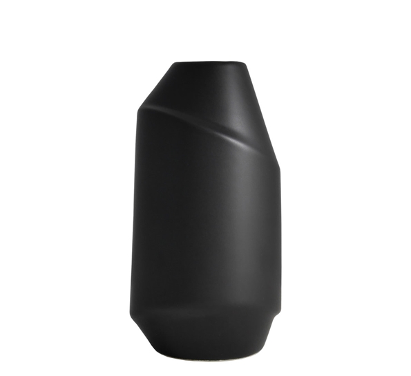 Pen vase 15,5 cm matt sort