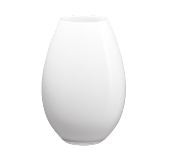 Cocoon vase 20,5 cm hvit fra Holmegaard