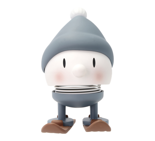 Hoptimist skiing bumble soft 7,2 cm sky blue fra Hoptimist