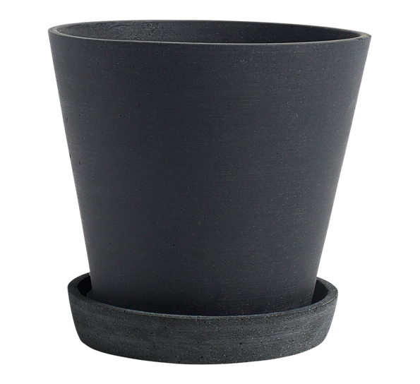 Flowerpot potteskjuler L sort fra HAY