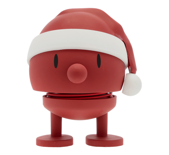 Hoptimist santa bumble soft 7,2 cm rød fra Hoptimist